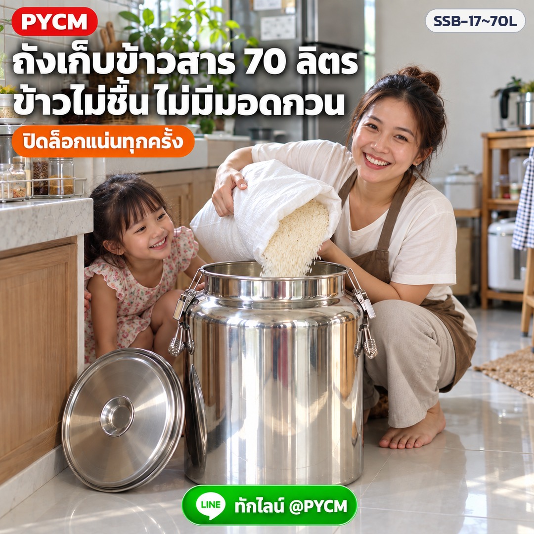 ถังเก็บข้าวสาร ข้าวไม่ชื้น