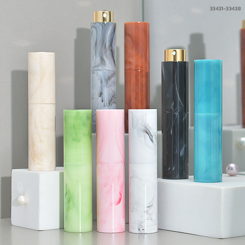 ขวดแบ่งน้ำหอมพกพา ลายหินอ่อน 8 สี ฟ้า ชมพู เทา ครีม เขียว น้ำตาล ขาว ดำ