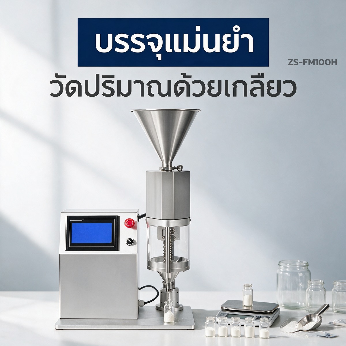 บรรจุแม่นยำ วัดปริมาณด้วยเกลียวขับด้วยมอเตอร์เซอร์โว