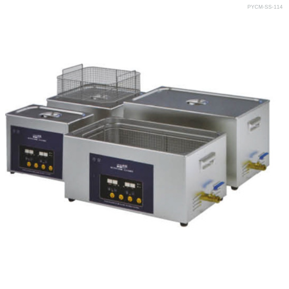 เครื่องล้างอัลตราโซนิก 2 ความถี่ พร้อมตะกร้า PYCM-SS-114