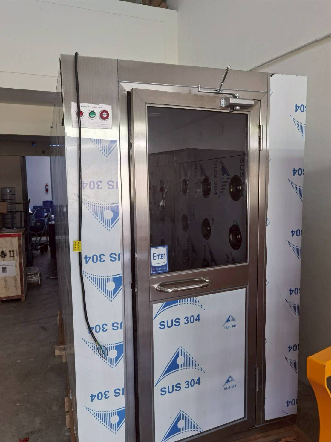 ตู้เป่าลมทางเข้าห้องคลีนรูม Air Shower BFS-FLS