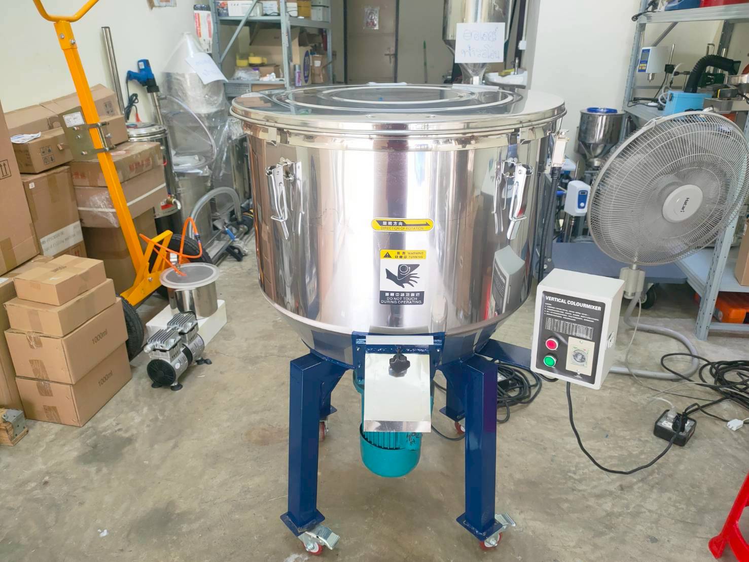 เครื่องผสมอเนกประสงค์ MM1 Stainless Steel Mixer: คู่หูงานผสมที่ทรงพลังและสะอาด! – รายละเอียด 1