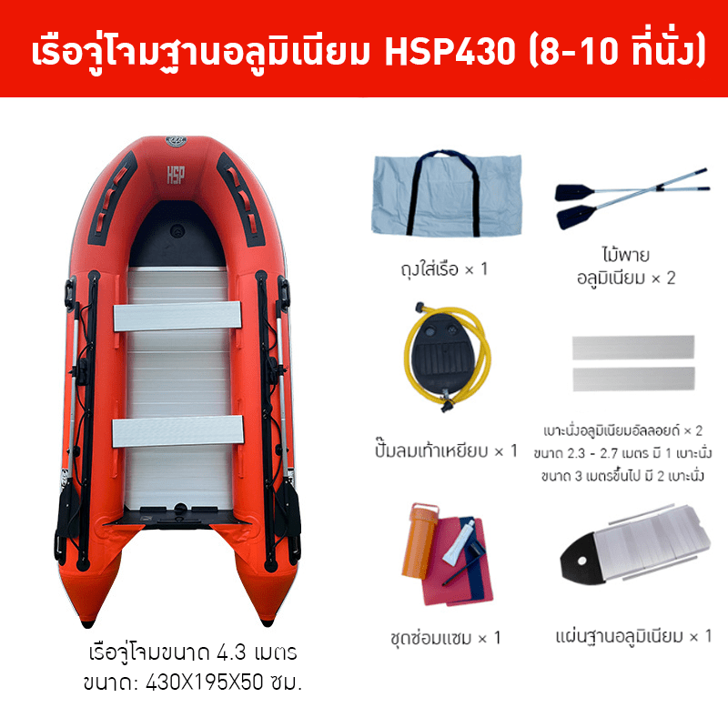 เรือยาง HSP - โซลูชันที่สมบูรณ์แบบสำหรับงานช่วยชีวิตและกิจกรรมทางน้ำ – รายละเอียด 46
