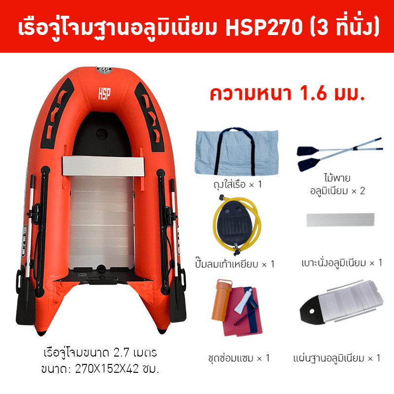 เรือยาง HSP - โซลูชันที่สมบูรณ์แบบสำหรับงานช่วยชีวิตและกิจกรรมทางน้ำ – รายละเอียด 50