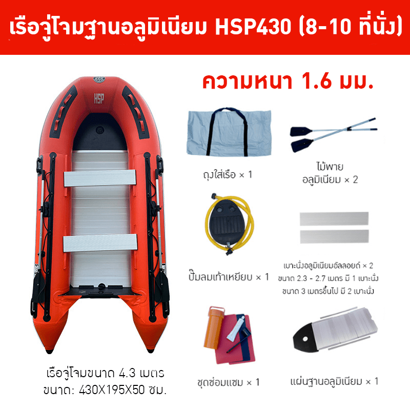 เรือยาง HSP - โซลูชันที่สมบูรณ์แบบสำหรับงานช่วยชีวิตและกิจกรรมทางน้ำ – รายละเอียด 54