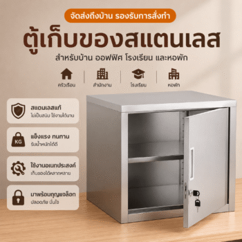 ตู้เก็บของสแตนเลส / เหล็ก PYCM