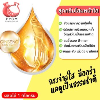 ชุดทำ ครีมโสมหน้าใส (1 kg) hot process