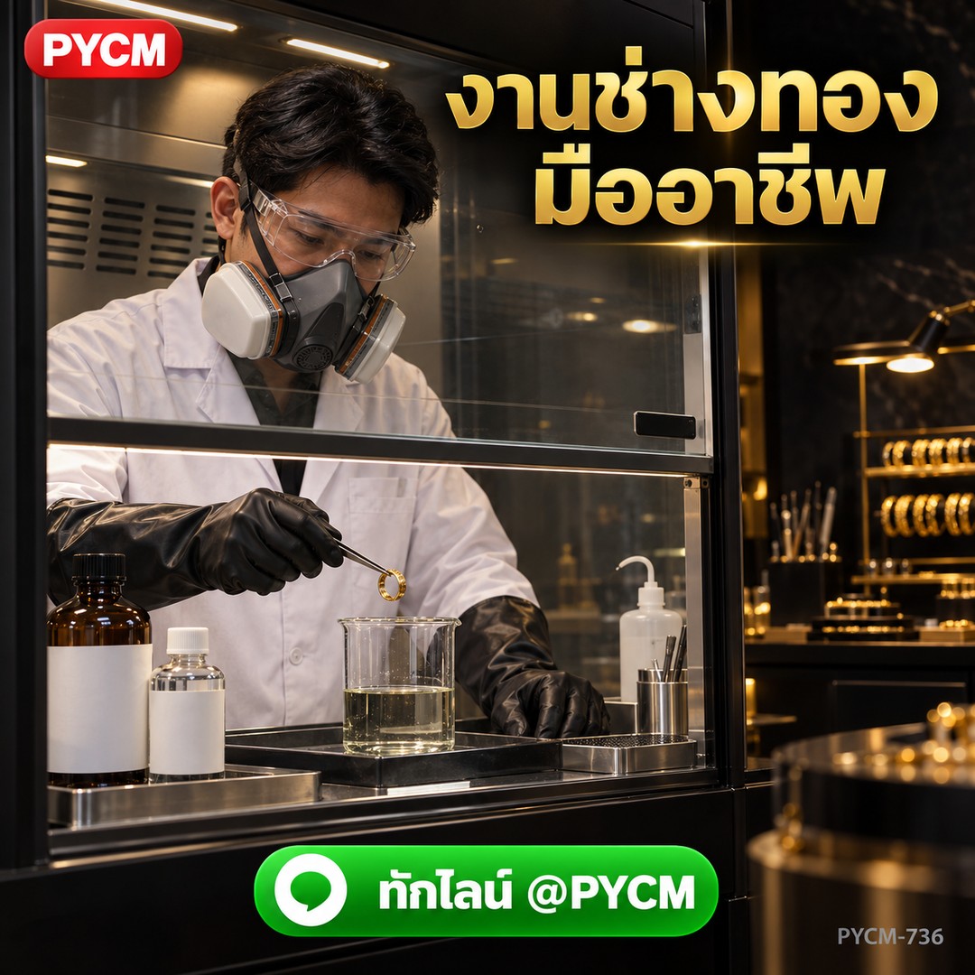 ชุดทำ น้ำยาลอกทอง สำหรับงานช่างทอง เครื่องประดับ (กรดไนตริก + กรดไฮโดรคลอริก) PYCM-736 - Image 2