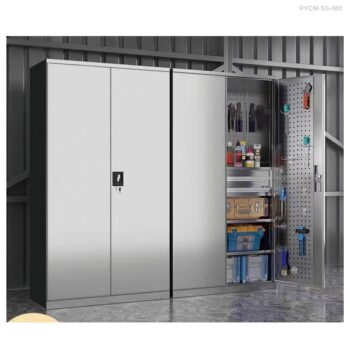PYCM ตู้เก็บเครื่องมือสเตนเลส บานคู่ (PYCM-SS-080)
