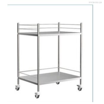 PYCM รถเข็นอุปกรณ์ 2 ชั้น (PYCM-SS-118)