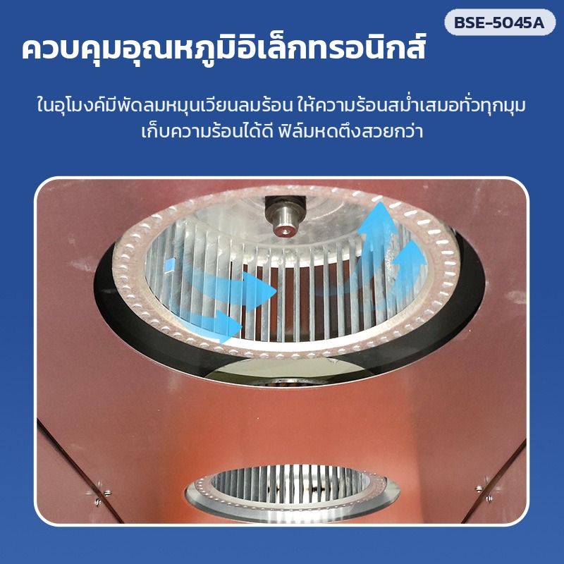 เครื่องสวมฟิล์มหดแบบปลอก ST-6040Q และเครื่องอบฟิล์มหด อุโมงค์ลมร้อน 5 รุ่น Shrink Wrap แพ็กขวดน้ำ กระป๋อง กล่อง - Image 4